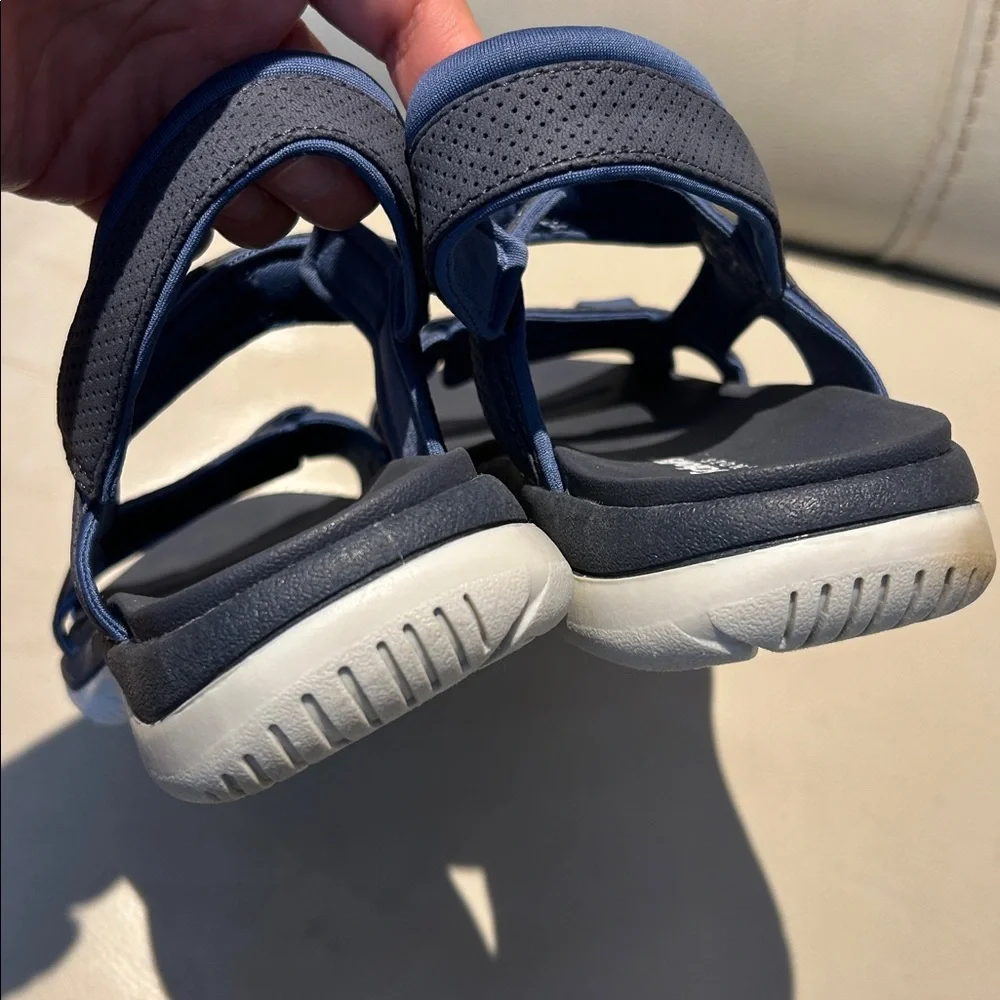 Dr. Scholl's Sandals hiking women’s Adelyn blue size 9.5 M sport beach shoes - Picture 8 of 9